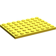 Lego destička 6x8, žlutá (303624, 303674, 4166761, 4552333)
